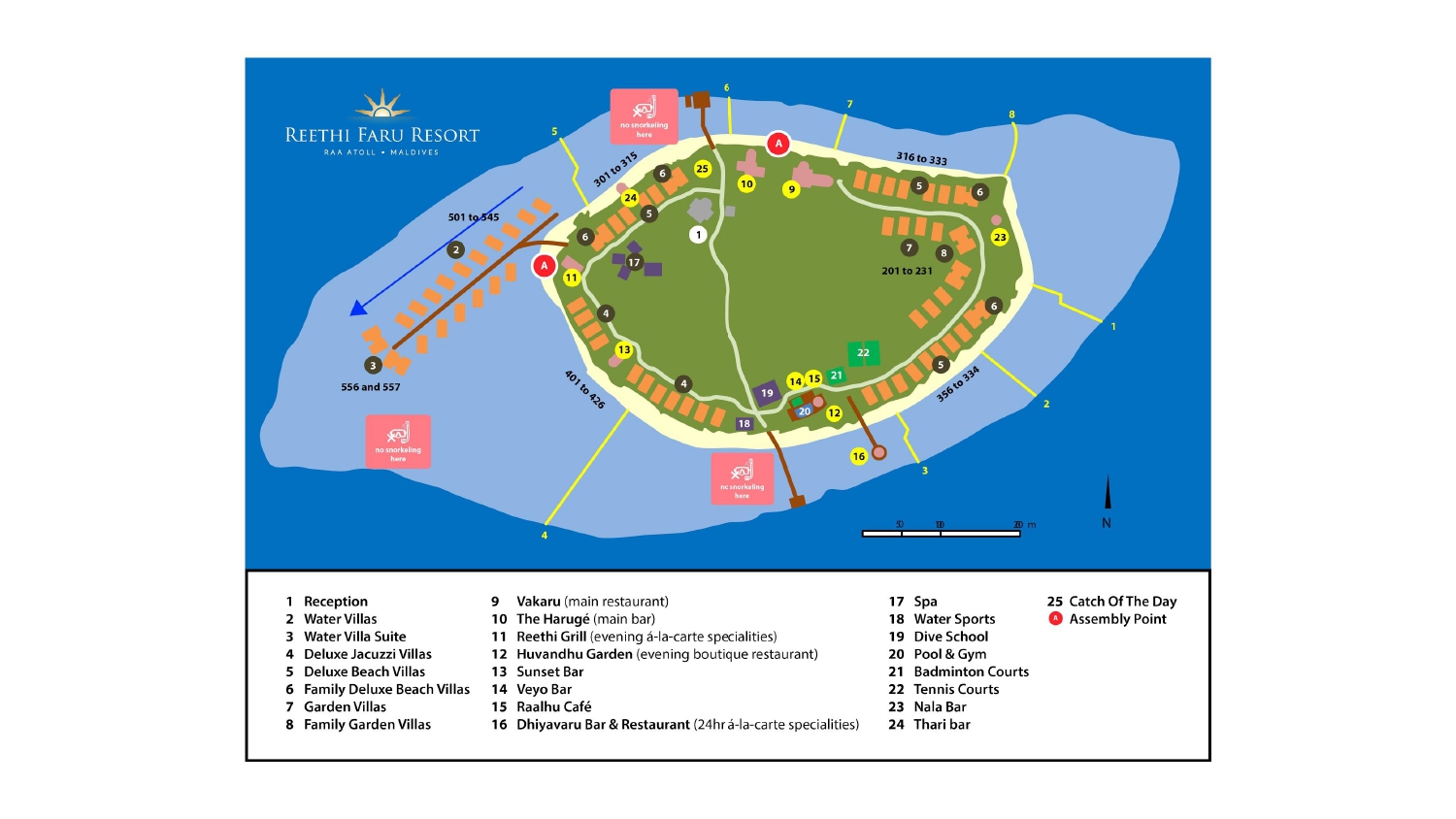 Reethi faru resort карта
