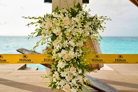 Причал отеля Hilton Maldives Amingiri